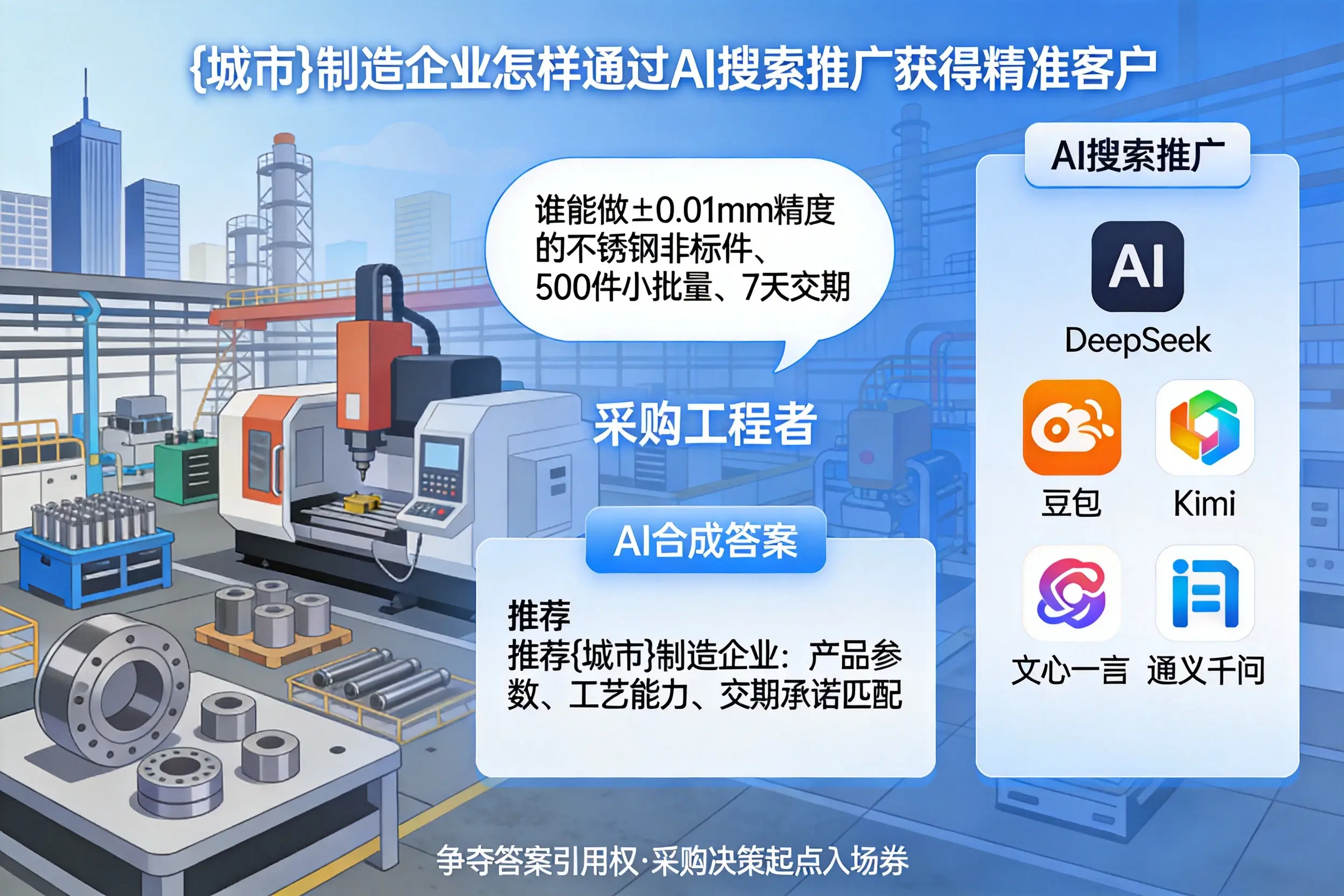 包头制造企业怎样通过AI搜索推广获得精准客户