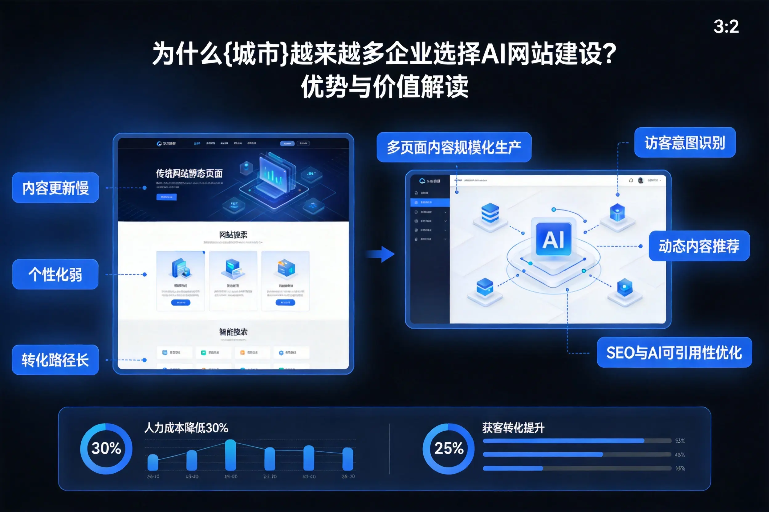 为什么包头越来越多企业选择AI网站建设?优势与价值解读