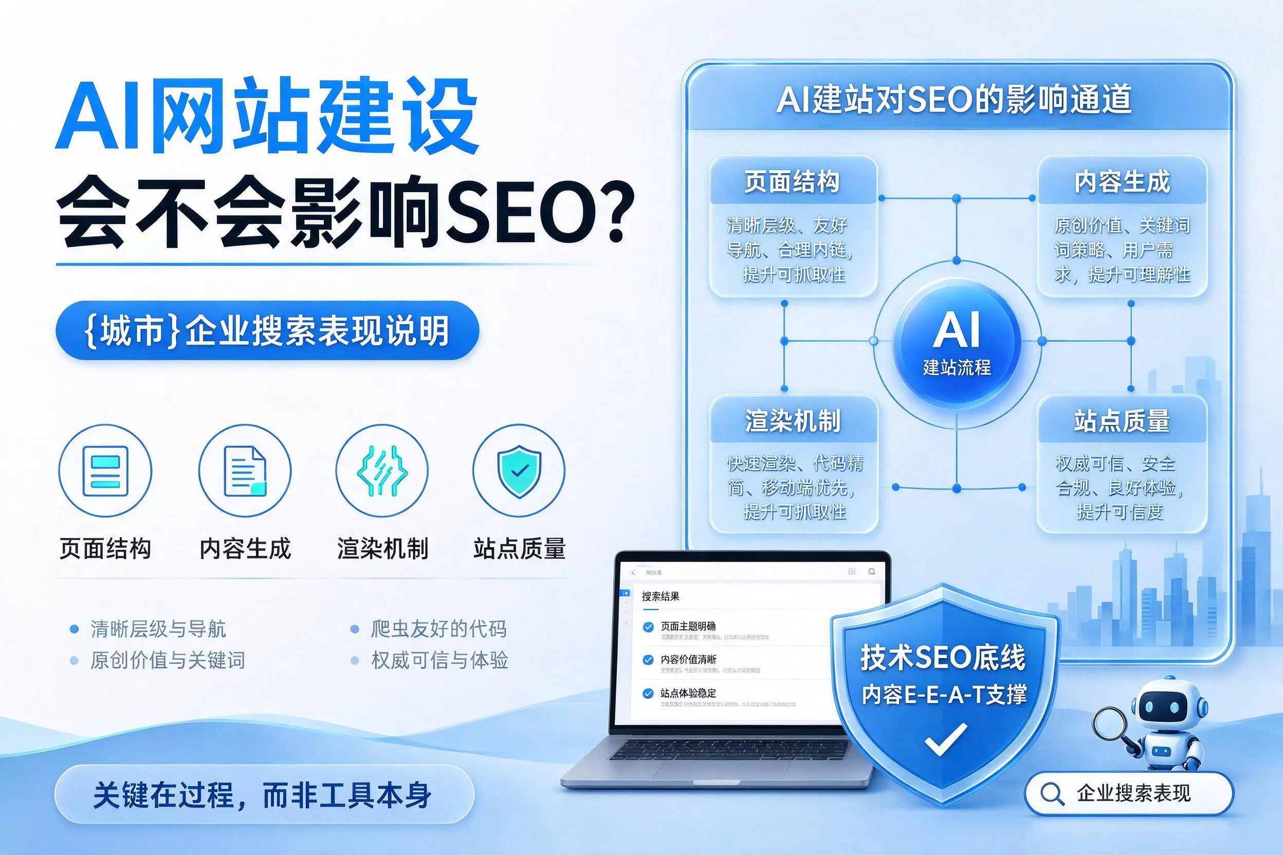 AI网站建设会不会影响SEO?包头企业搜索表现说明