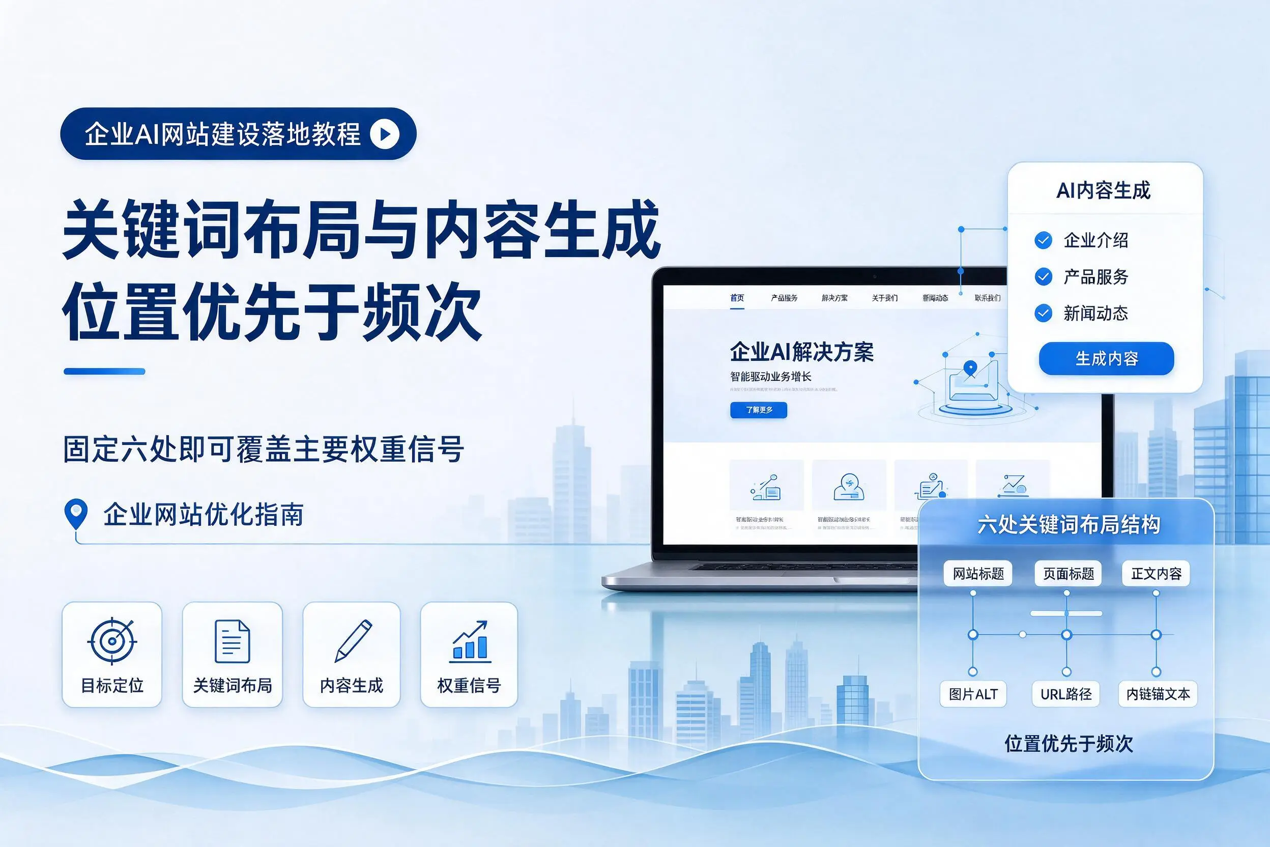 包头企业AI网站建设落地教程：关键词布局与内容生成