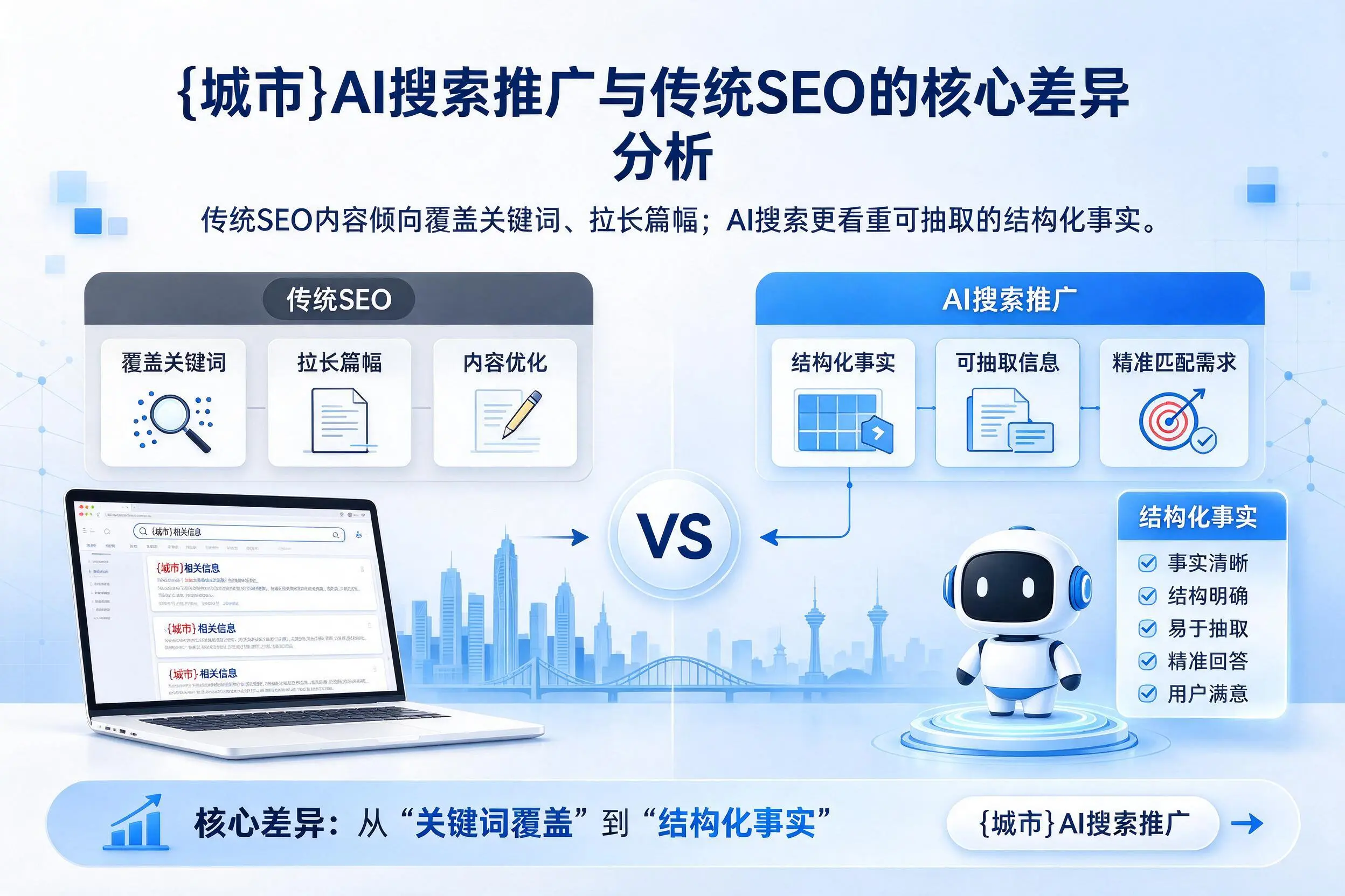 包头AI搜索推广与传统SEO的核心差异分析